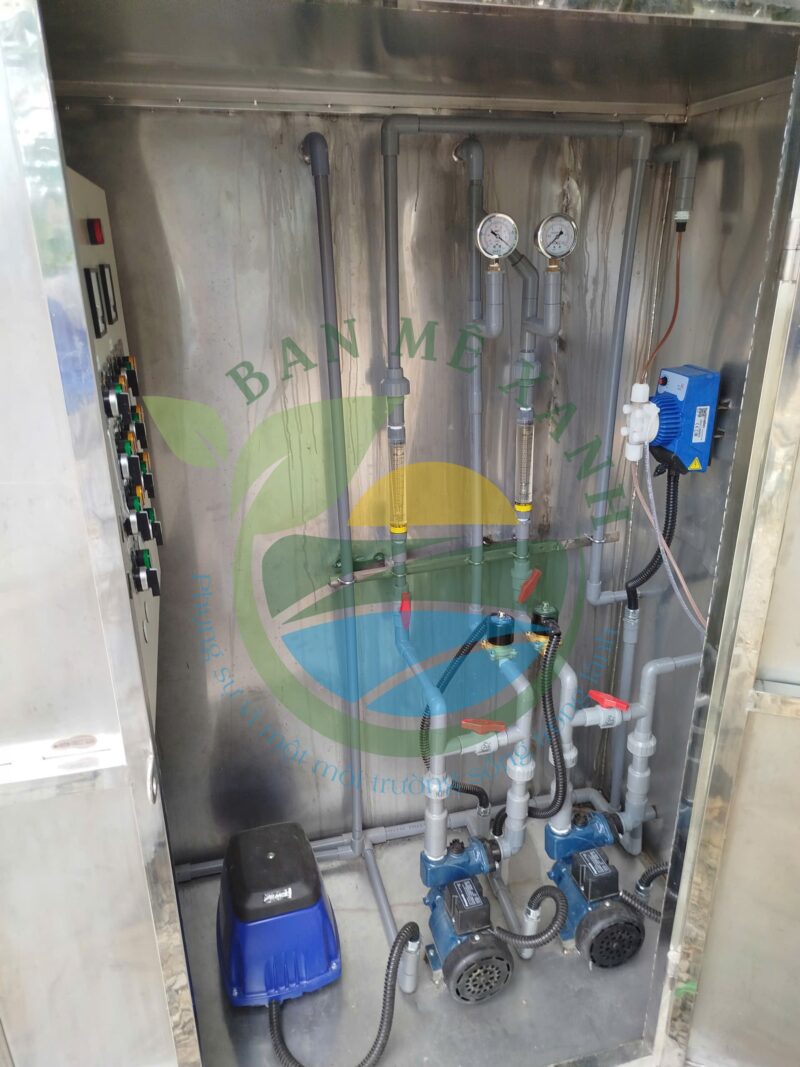 Hệ thống xử lý nước thải sinh hoạt, Công suất 3 m3/ngày đêm