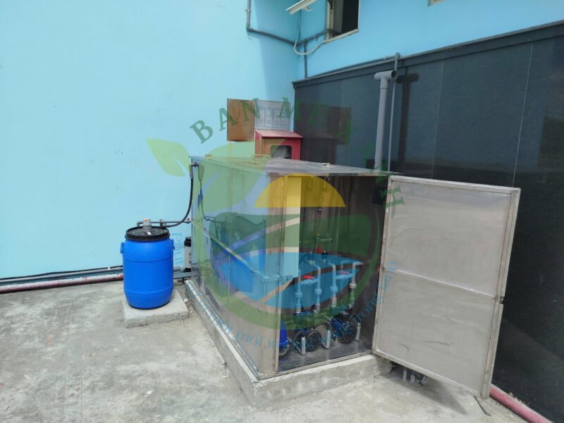 Hệ thống xử lý nước thải sinh hoạt, Công suất 2 m3/ngày đêm