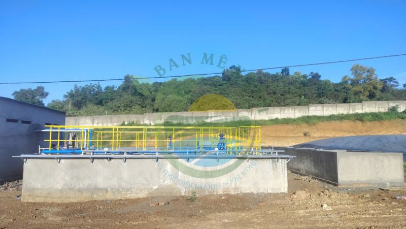 Hệ thống xử lý nước thải trang trại chăn nuôi heo nái, Công suất 50 m3/ngày đêm