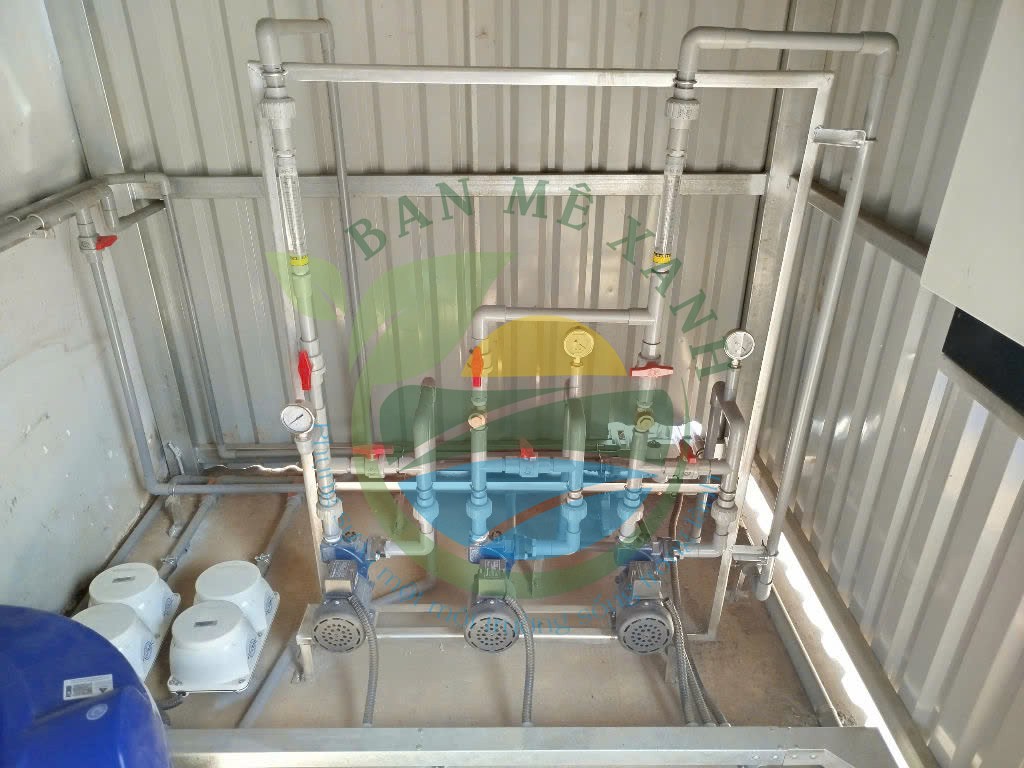 Hệ thống xử lý nước thải sinh hoạt, Công suất 6 m3/ngày đêm