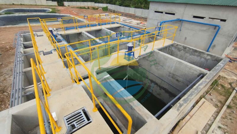 Hệ thống xử lý nước thải trang trại chăn nuôi heo nái, Công suất 50 m3/ngày đêm