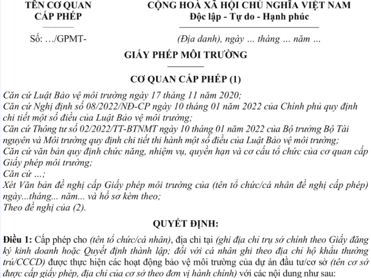 Ban Mê Xanh Hỗ Trợ Lập GPMT Trọn Gói – Nhanh, Chuẩn, Hiệu Quả