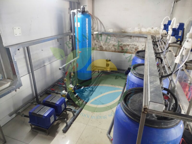 Hệ thống xử lý nước thải Showroom Ô tô, Công suất 10 m3/ngày đêm