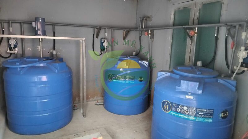 Hệ thống xử lý nước thải sinh hoạt, Công suất 80 m3/ngày đêm