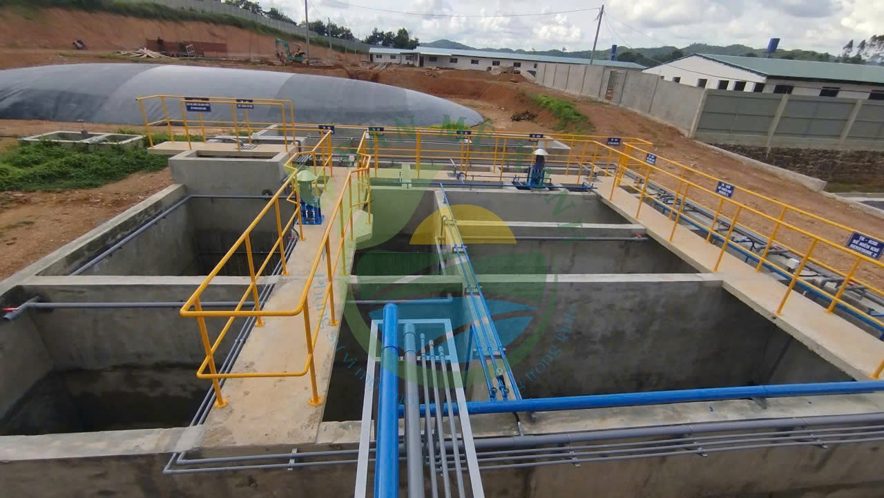 Công Nghệ Biogas Kết Hợp Xử Lý Nước Thải Cho Trang Trại Chăn Nuôi Tại Tây Nguyên